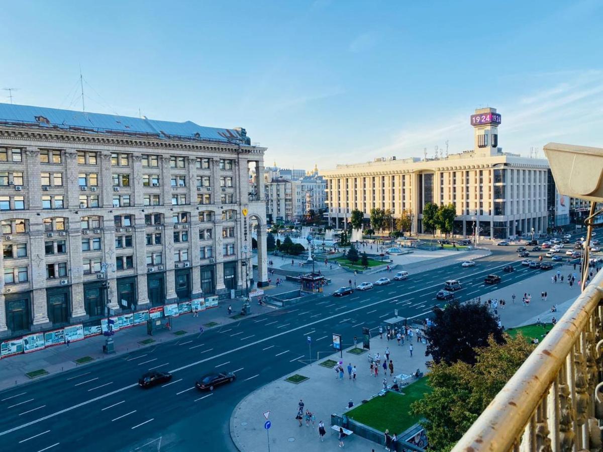 Amazing View Of Independence Square Apartment เคียฟ ภายนอก รูปภาพ